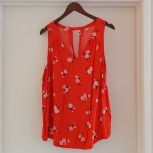 ♻️DONATED♻️  Flowered Tank Top